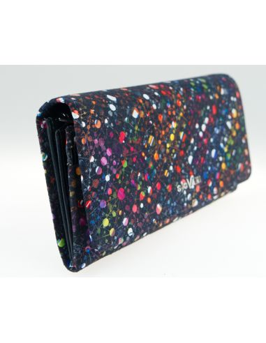 Skórzany duży portfel damski Carley -...