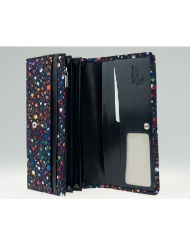 Skórzany duży portfel damski Carley -...