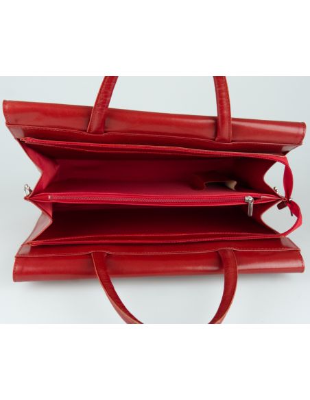 Skórzana torebka damska...