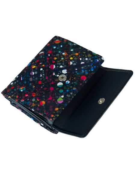 Skórzany mały portfel...