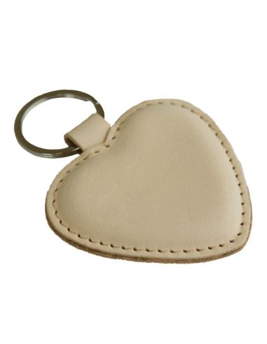 Skórzany brelok serce "Kocham Cię"...