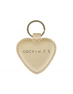 Skórzany brelok serce...