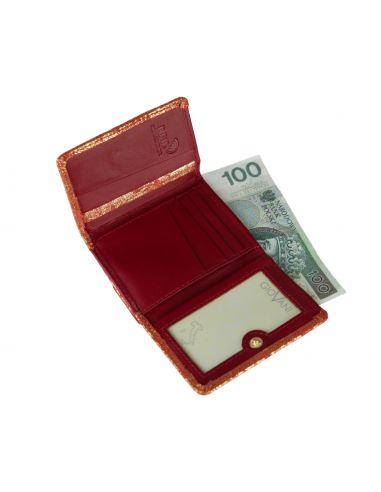 Skórzany mały portfel damski Bianna -...