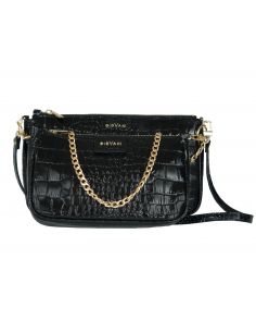 Skórzana torebka 2w1 wzór w... 2