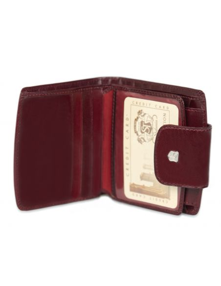 Skórzany portfel damski...