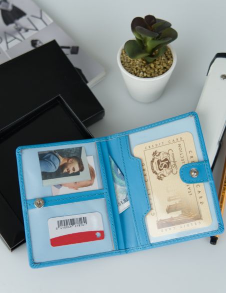 Skórzany wizytownik z...