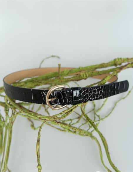 Pasek damski lakierowany...