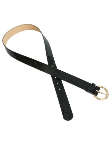 Pasek damski lakierowany (krokodyl)...