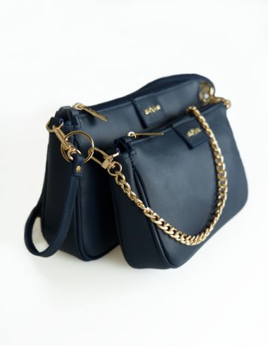 Skórzana torebka 2w1 marki GioVani...