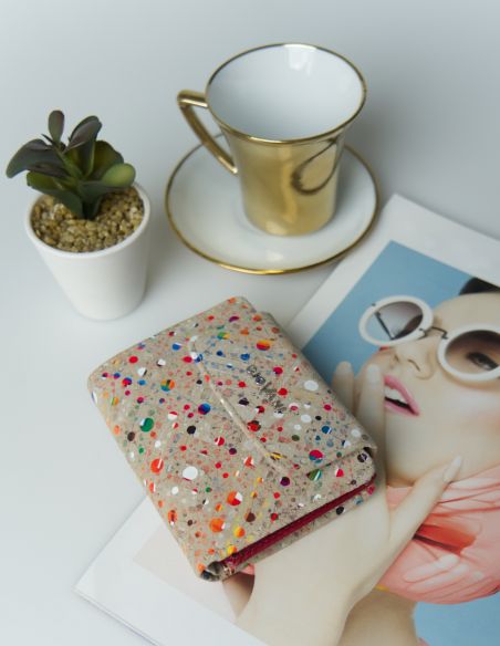 Skórzany portfel damski...