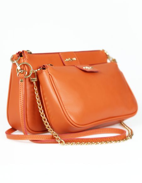 Skórzana torebka 2w1 marki...