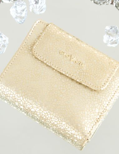 Skórzany portfel damski Golden -...