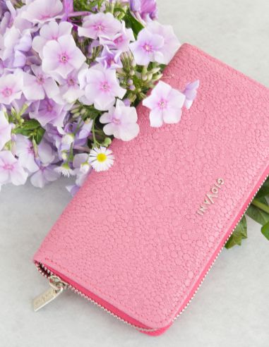 Skórzany duży portfel damski Barbie -...