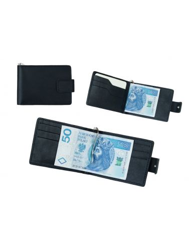 Skórzany mały portfel męski Patrick -...