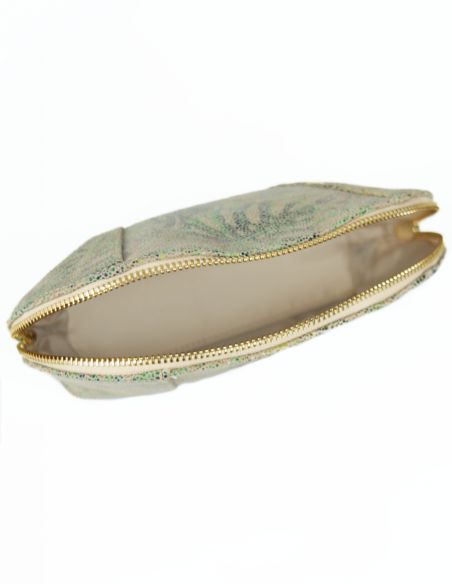 Skórzana kosmetyczka damska...