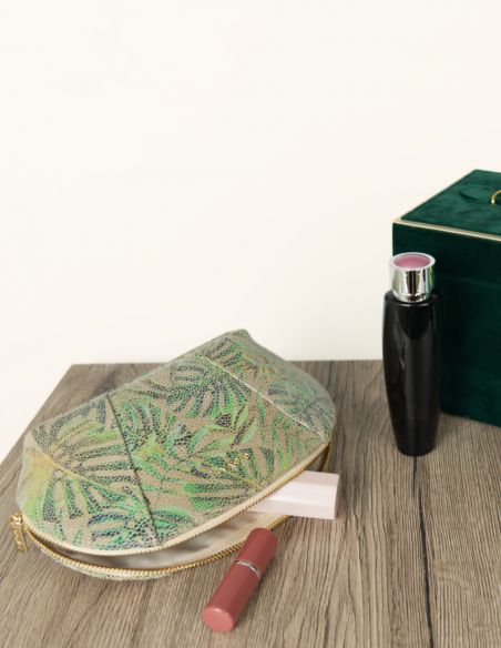 Skórzana kosmetyczka damska...