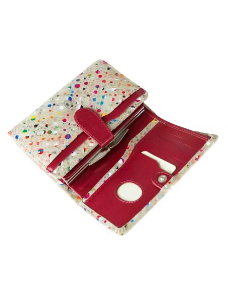 Skórzany portfel damski...