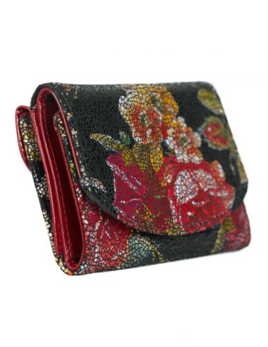 Skórzany mały portfel Wenda -...