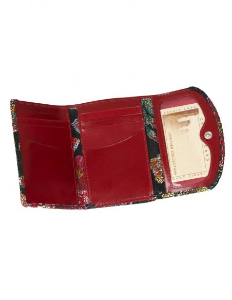 Skórzany mały portfel Wenda...