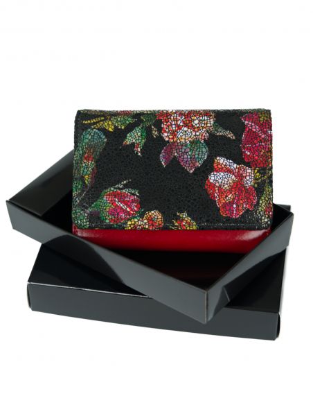 Skórzany portfel damski w...