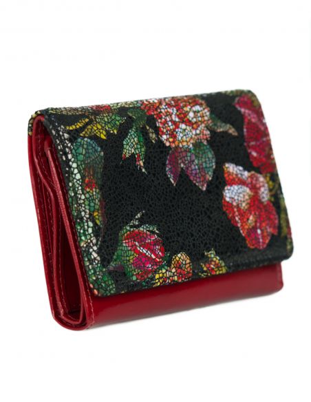 Skórzany portfel damski w...