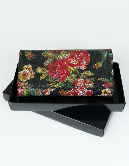 Skórzany duży portfel...