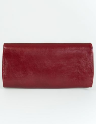 Skórzana kopertówka Ludovica - Swarovski