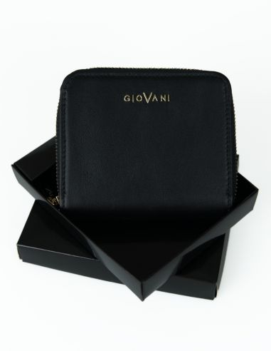 Skórzany portfel damski na zamek Maia...