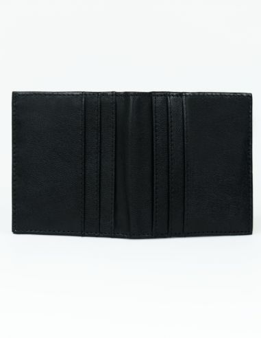 Skórzane dwustronne etui na karty -...