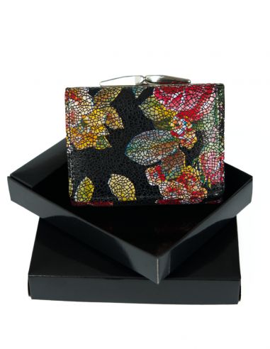 Skórzany portfel damski Sheila -...