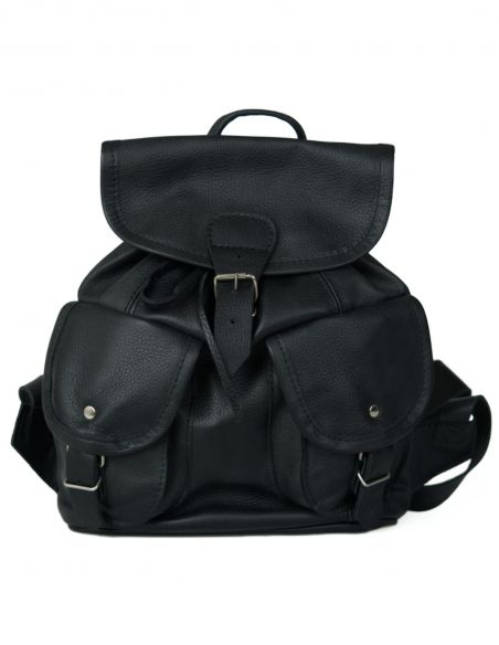 Skórzany plecak damski -...