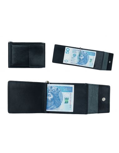 Skórzany mały portfel męski Oscra -...