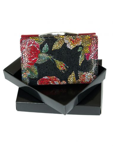 Skórzany portfel damski Vera -...