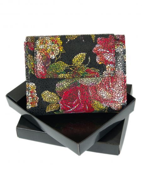 Skórzany portfel damski w...