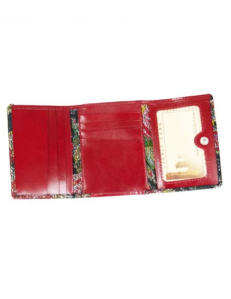 Skórzany mały portfel...