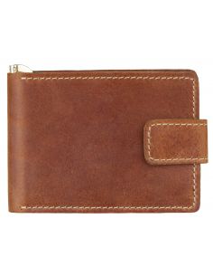 Skórzany mały portfel męski...