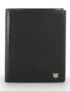 Skórzany duży portfel męski...