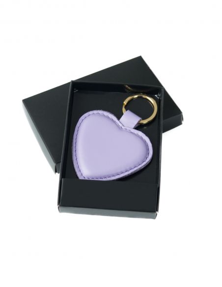 Skórzany brelok serce...