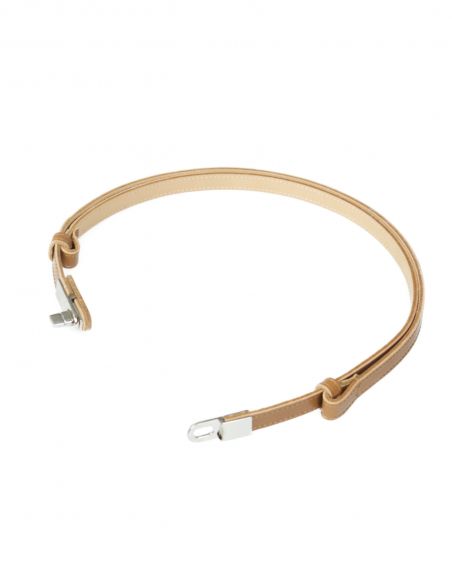 Karmelowy skórzany pasek...