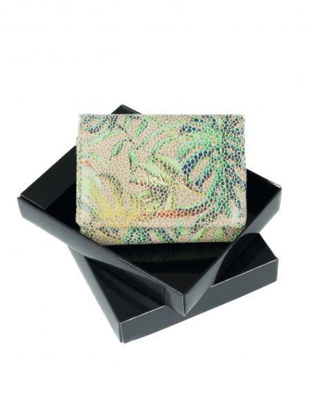 Skórzany mały portfel...