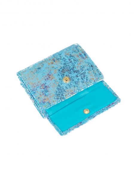 Skórzany mały portfel...