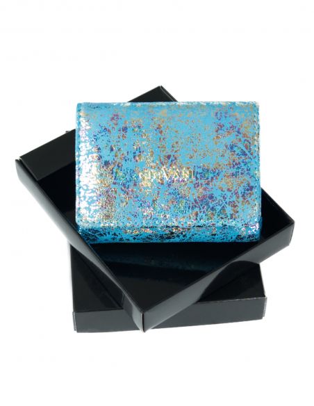 Skórzany mały portfel...