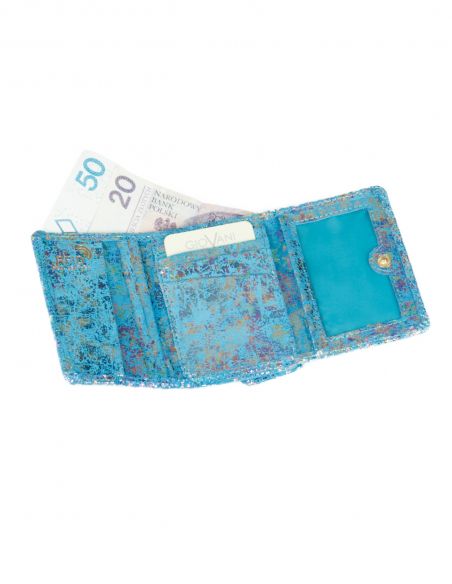 Skórzany mały portfel...