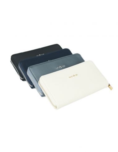 Duży portfel damski na zamek Alodina...