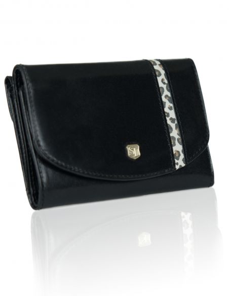 Skórzany mały portfel...