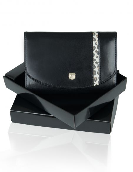 Skórzany mały portfel...