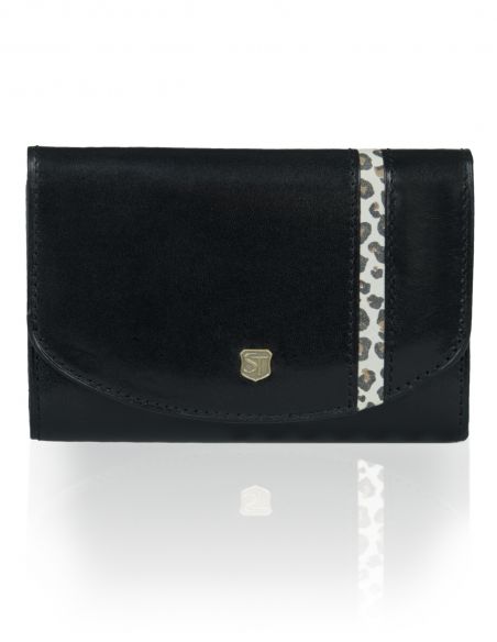 Skórzany mały portfel...