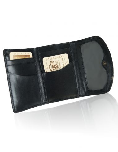 Skórzany mały portfel damski Octa -...