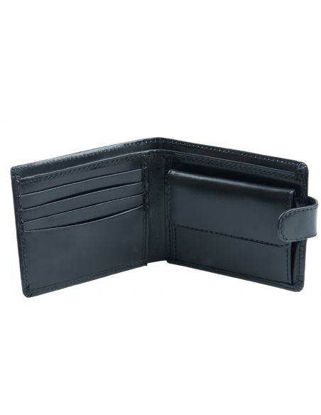 Skórzany mały portfel męski...