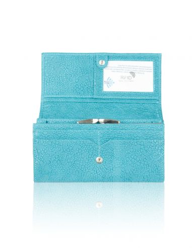 Skórzany duży portfel damski Balie -...